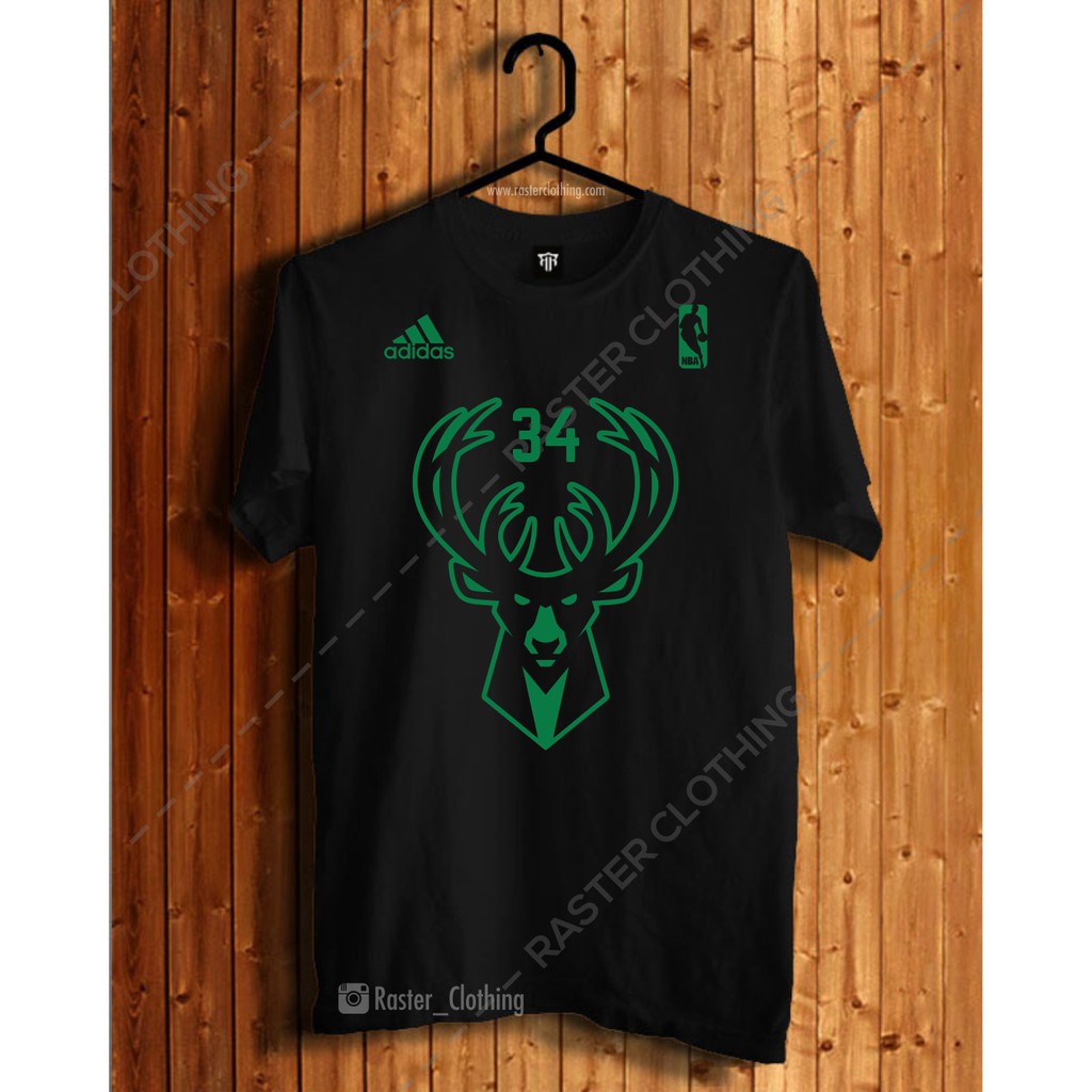 Kaos/Jersey Basketball Team NBA Milwaukee Bucks 34