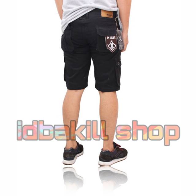IDBAKILL SHOP CELANA  PENDEK CARGO CELANA  PENDEK PDL HITAM 