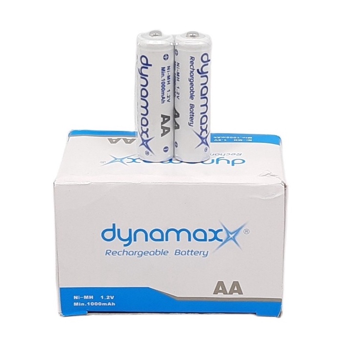 2 Pcs Dynamax Baterai Cas AA / Baterai Charger