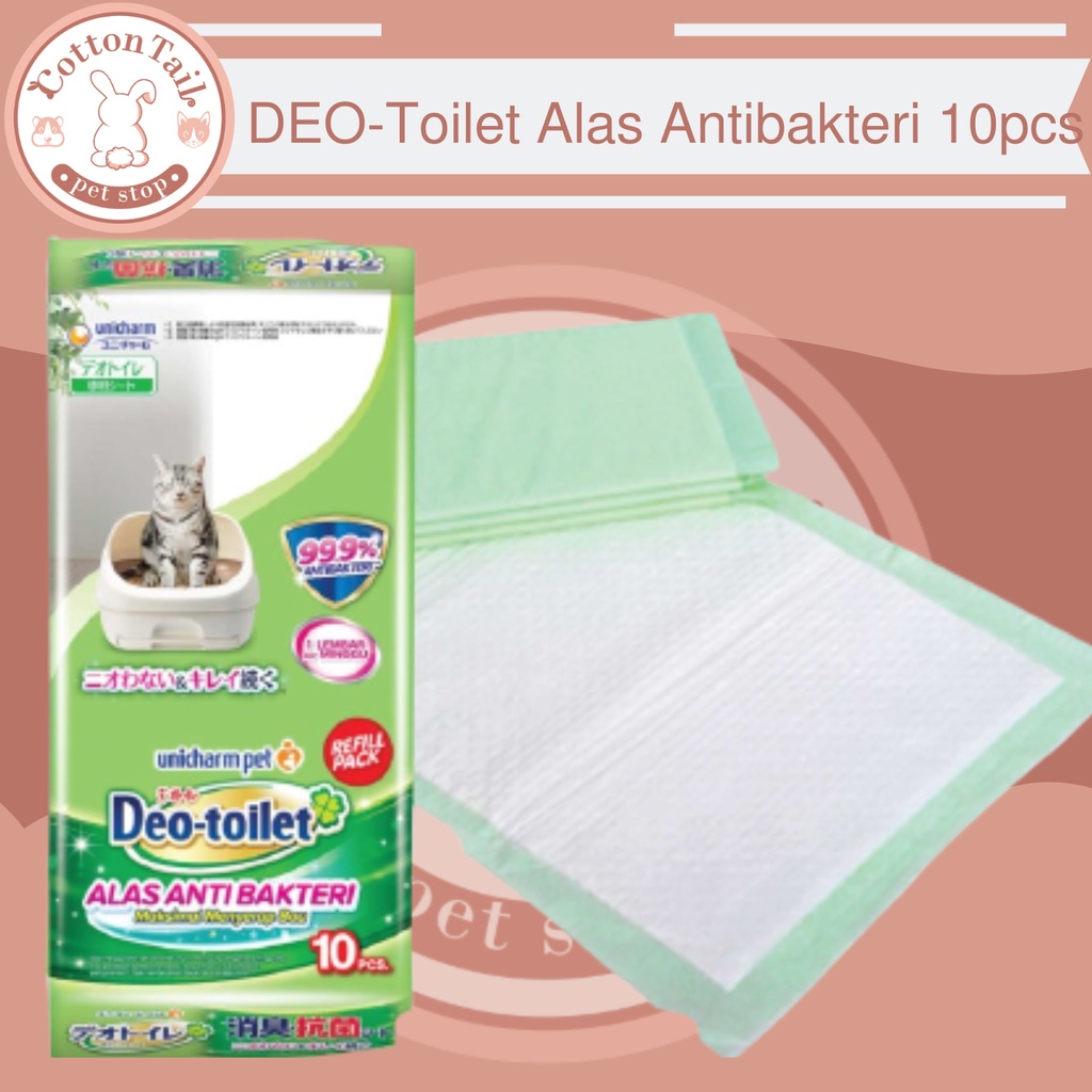 Underpad Unicharm Deo Toilet Alas Anti Bakteri 10 PCS