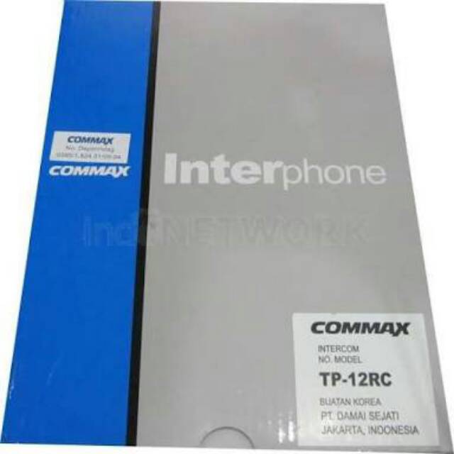 COMMAX TP-12RC - Intercom Kabel #Best Product &amp; High Quality  #ORIGINAL #GARANSI RESMI