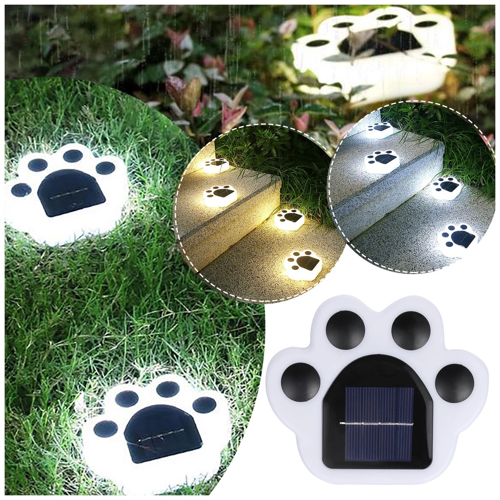 Solar Bear Paw Light Outdoor Waterproof Sun Sensor Lamp