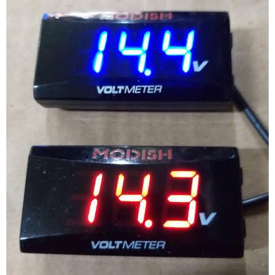 Voltmeter Mini LED Digital Voltmeter Motor Waterproof