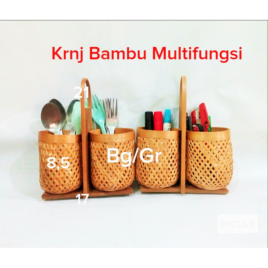 

Tempat Pensil Bambu Multi Fungsi