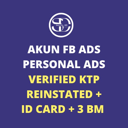 Akun Iklanfb Verified Reinstated + 3 Akun BM