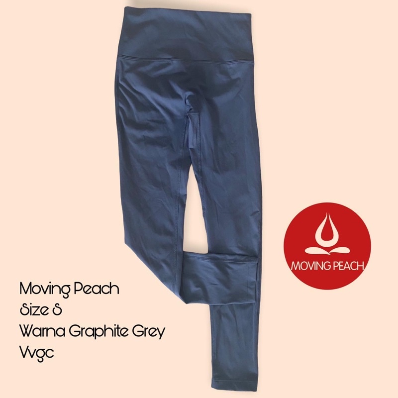 Legging Moving Peach S Graphite grey Preloved
