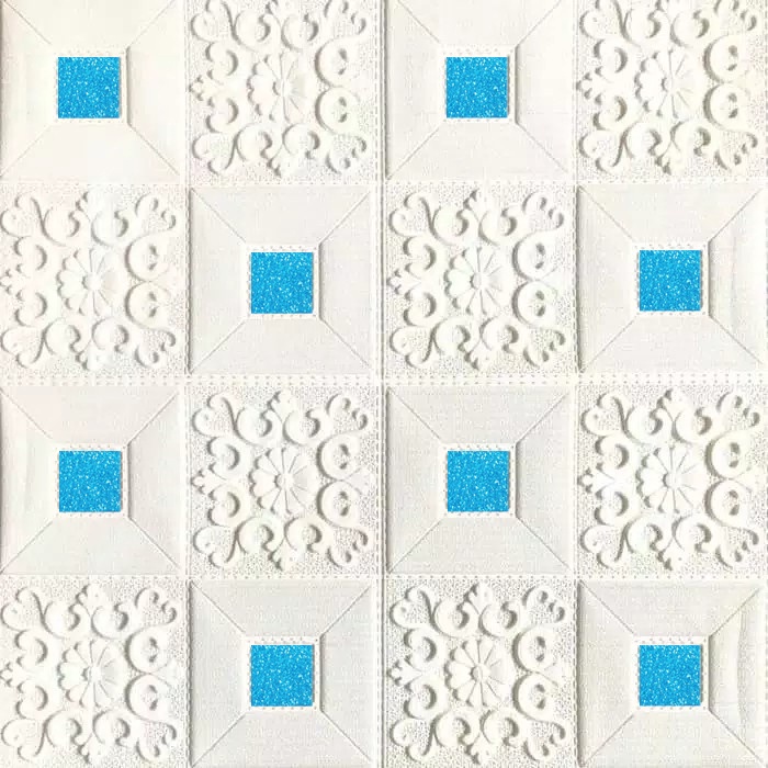 Wallpaper Foam 3D BTKF-003-BIRU MUDA