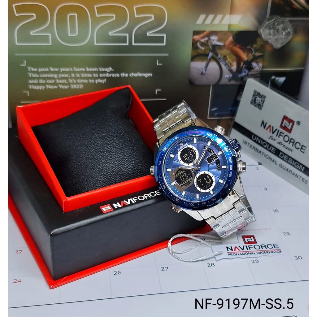 Jam Tangan Pria Naviforce NF-9197 Original Murah