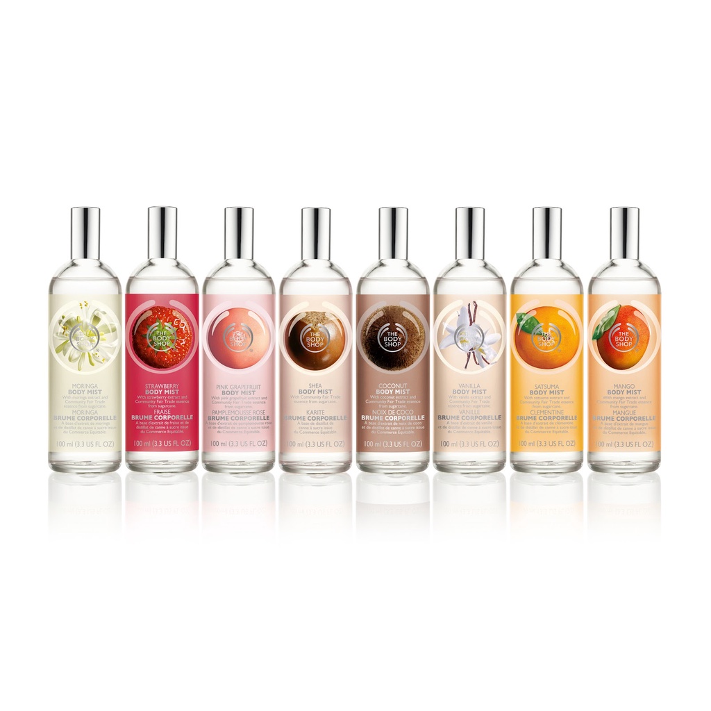 n2collectonn - [ 2 BOTOL ] BODY MIST THE BODY SHOP  Eau De Spray EDP Natural Parfum Perfum Parpum Ta