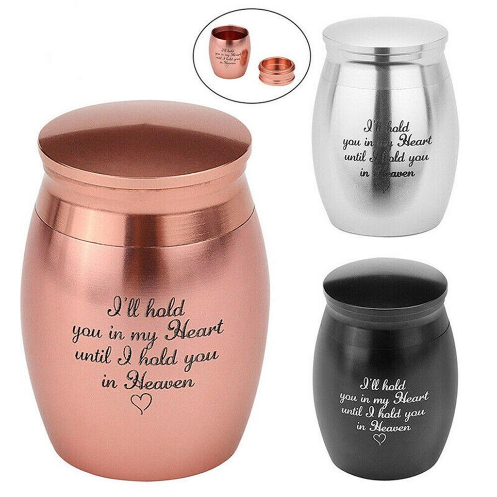 Top Pet Cremation Guci Memorial Kenang Kenangan Aluminium Alloy Cremation Guci Jar