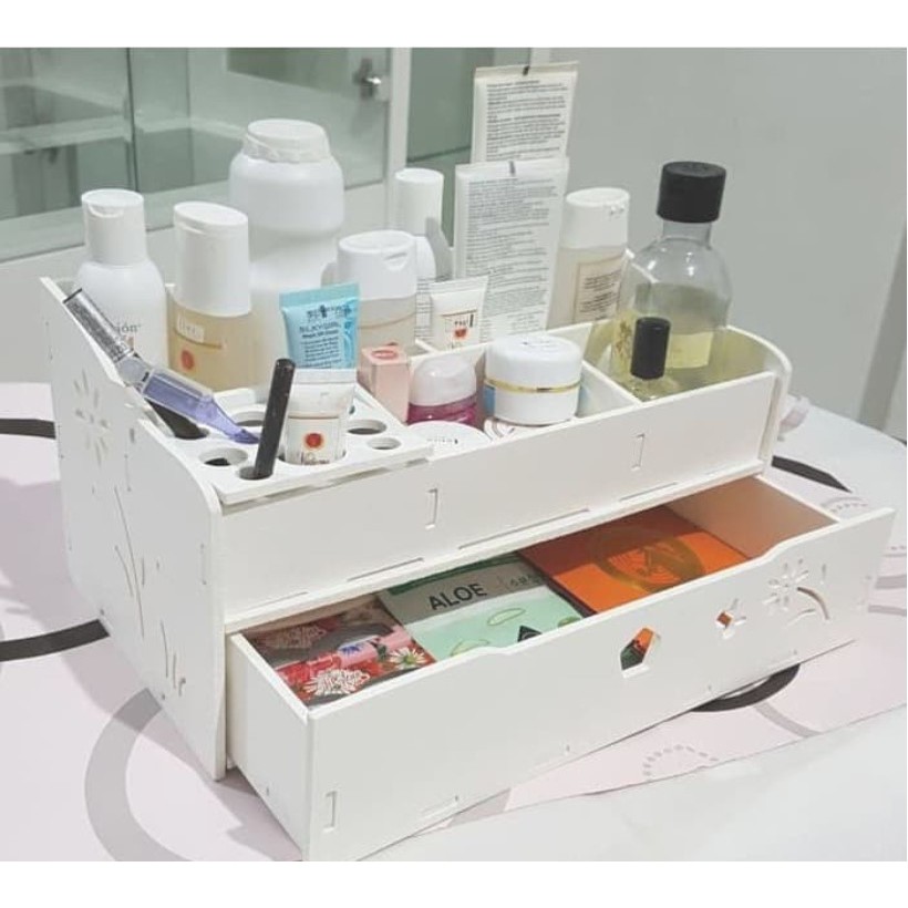 Rak Kosmetik Storage Organizer Rak Aksesoris Dandan Storage Box Serbaguna