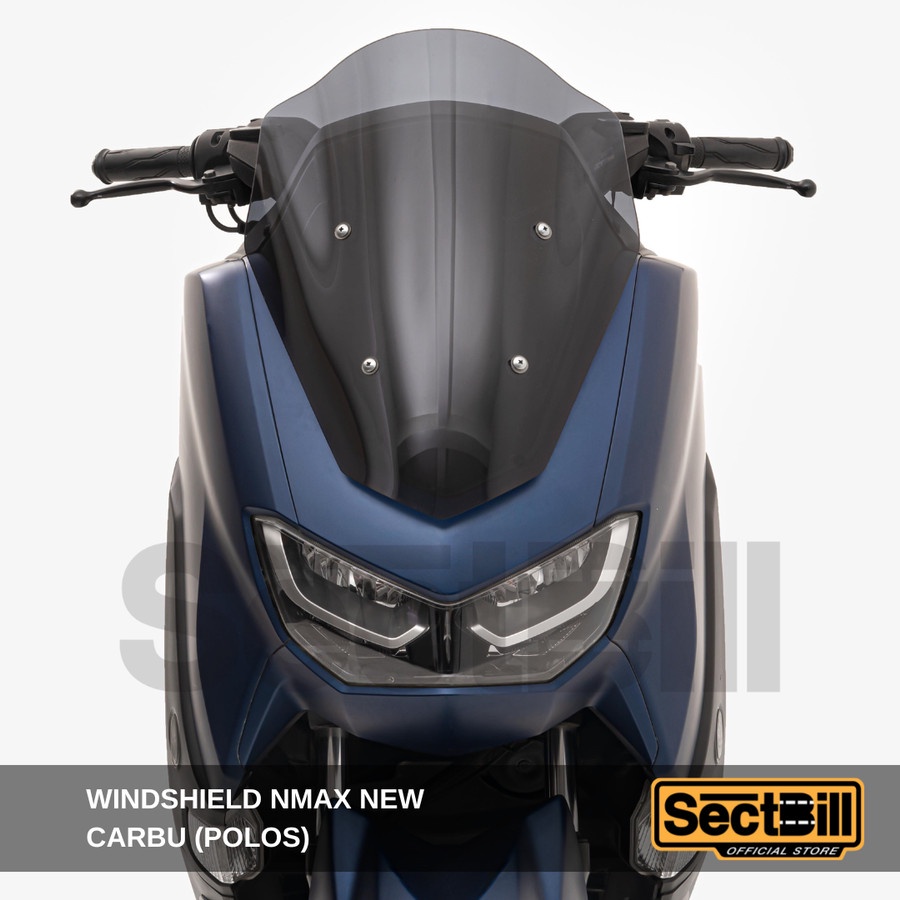 Visor tameng depan windshield carbu polos maxshield yamaha new nmax 2020