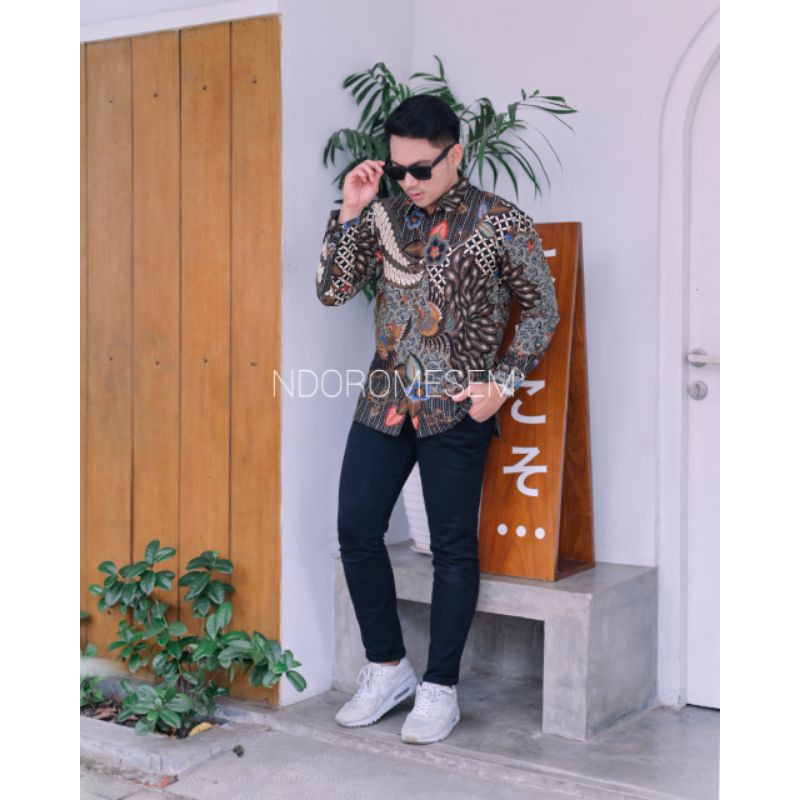 batik banu aji slimfit katun halus furing