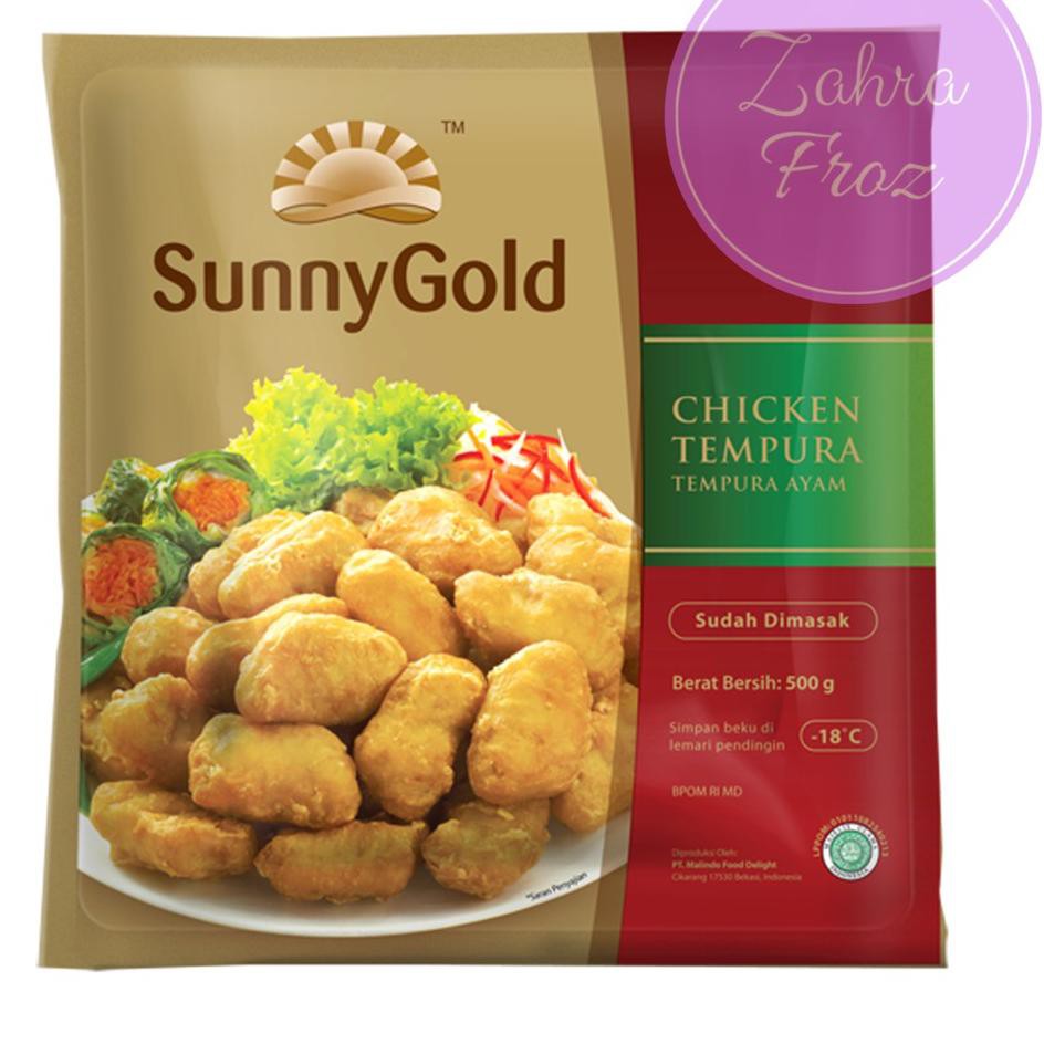 

〘PGR〙 SUNNY GOLD Chicken Nugget Tempura 500g | Naget Ayam Tempura |