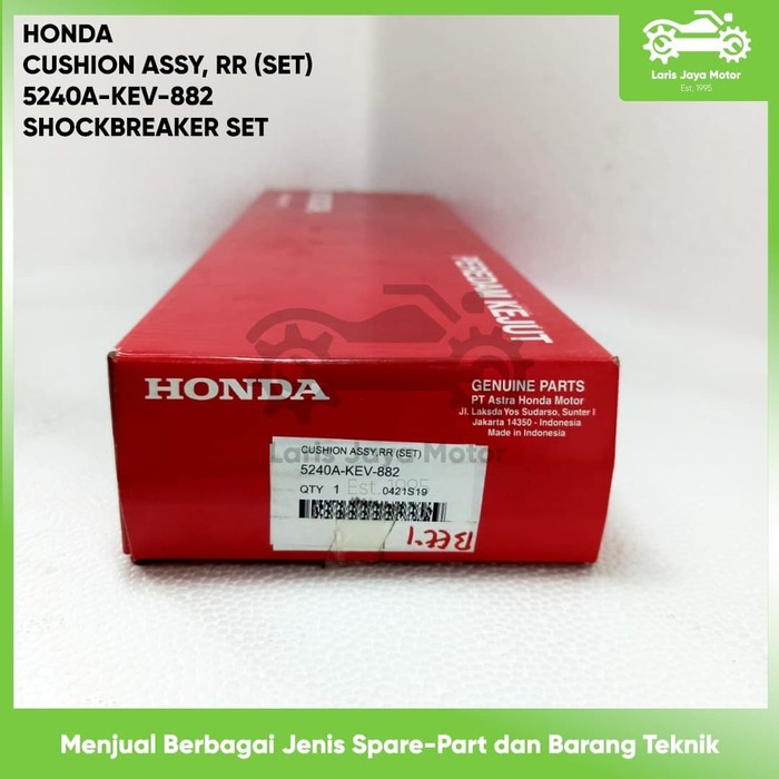 SHOCKBREKER BELAKANG SET  SUPRA SUPRA FIT 240A KEV 882 ORIGINAL ASLI HONDA SHOCK BELAKANG MOTOR SUPR