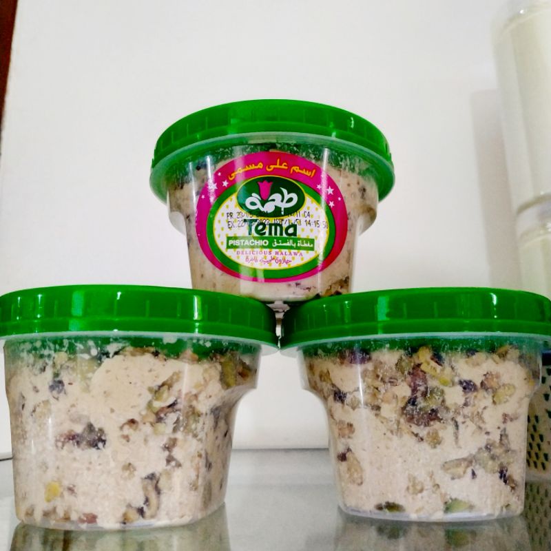 Halawa Tema Pistachio 250gr delicious halawa halwa tema pistachio fustuk tahinia
