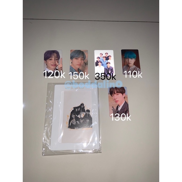 PC BTS V mots persona ver 2, ot7 lenti tear Y, Jin tear Y
