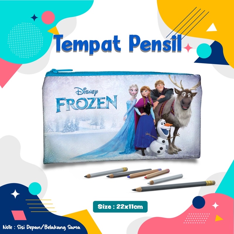 

Tempat Pensil Frozen Disney #003 Pencil Case Dompet Pouch Kosmetik Wadah Uang Kostak Kotak Pulpen