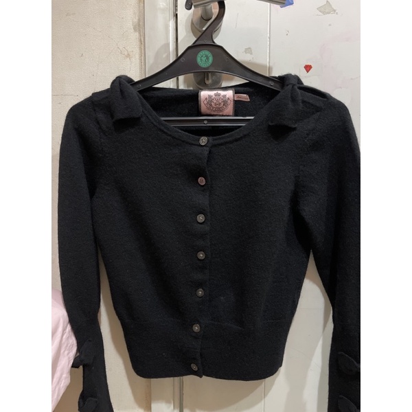 preloved 100% authentic jaket sweater juicy couture black