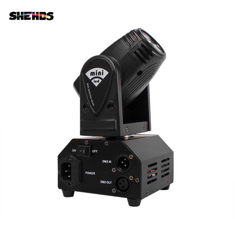 Lampu Sorot Panggung Disco Pesta Spotlight RGB Moving Head 10W