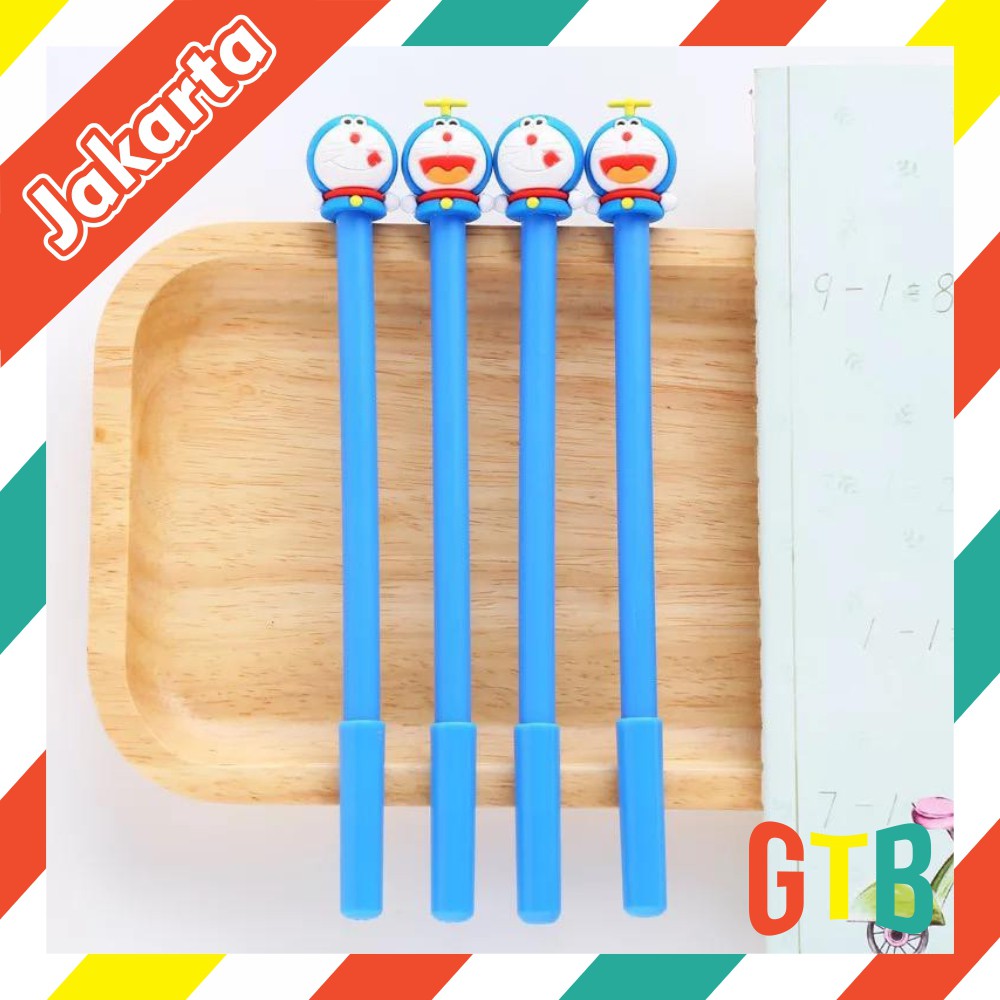 ❤️GTB❤️ R078 PENA KARAKTER DORAEMON LUCU KEPALA PEN PULPEN ANAK SEKOLAH MURAH IMPORT BATAM