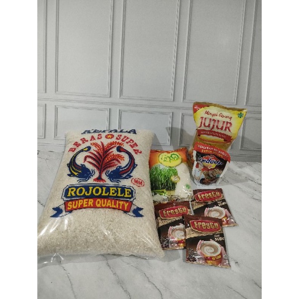 Jual Paket Sembako Beras Kg Shopee Indonesia