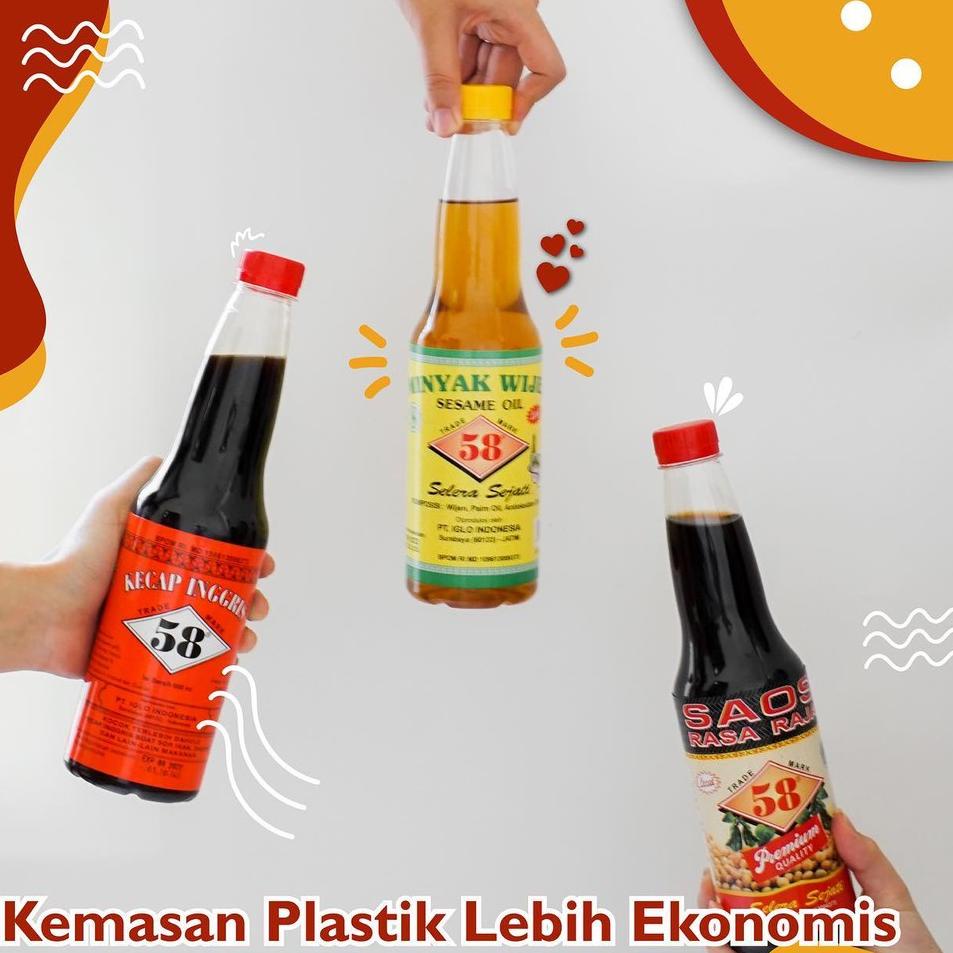 

Terbaru - Saos 58 - DUO Wijen x Inggris 275 ml ,
