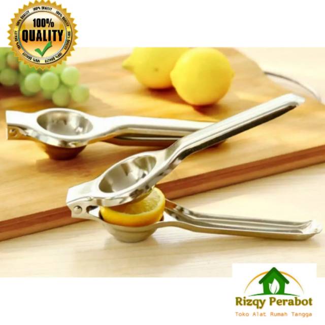 Perasan Jeruk Stainless Steel Besar /  Perasan Jeruk Manual