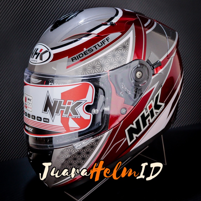 NHK HELM GP PRIME SAMBO / ROYAL RED SILVER / FULL FACE