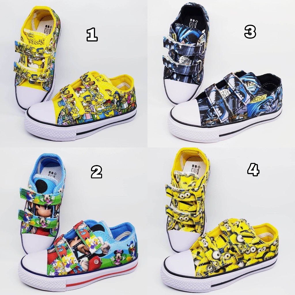 sepatu vans motif minion