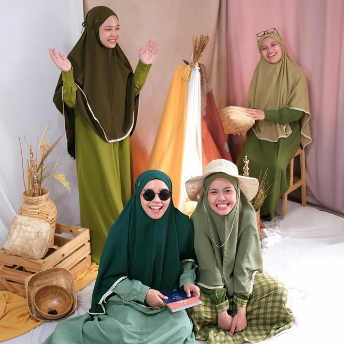 READY! Hijab Alila - Khimar Dirumah Aja 4 - Size S, M dan L TERLENGKAP!