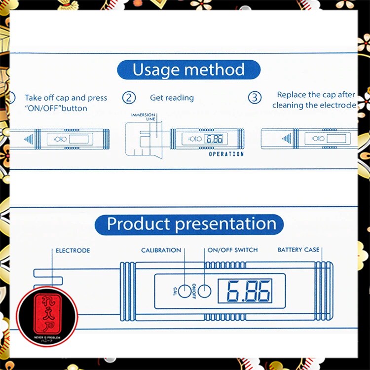 XINGWEIQIANG Alat Ukur Uji PH Meter Digital Air Minum Akuarium Tester - PH02 - Yellow