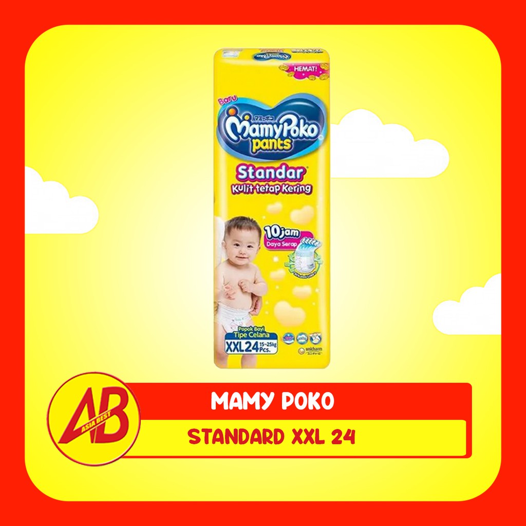 MAMY POKO STANDARD XXL 24 / Popok celana anak &amp; bayi