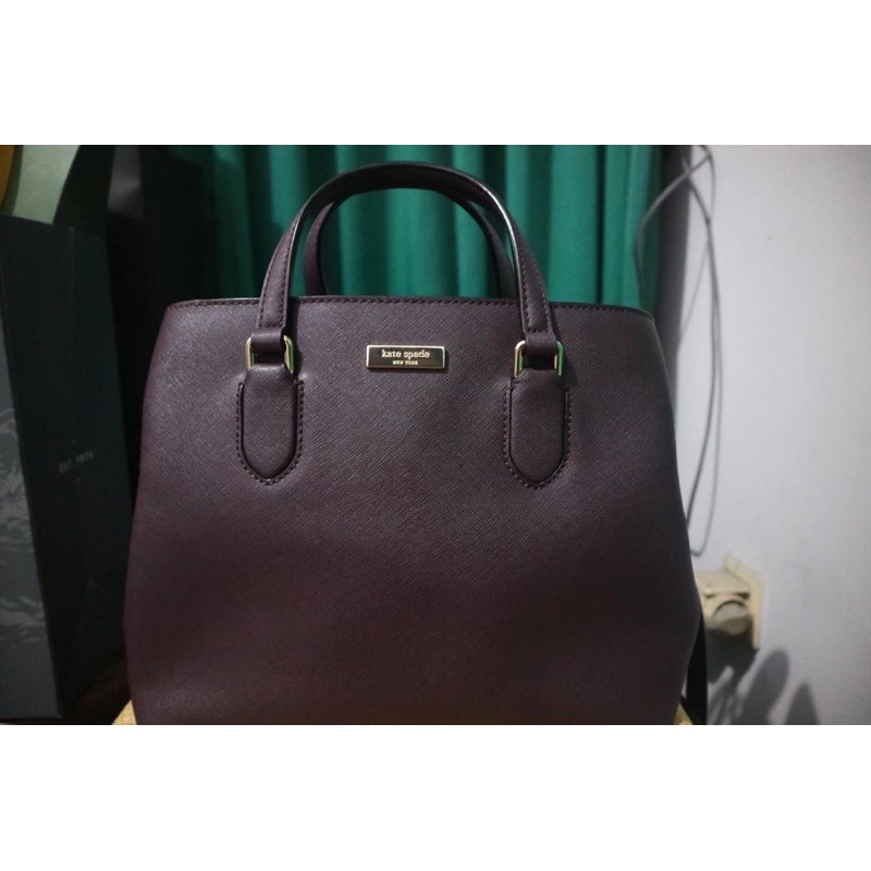 TAS KATE SPADE UNGU ORIGINAL