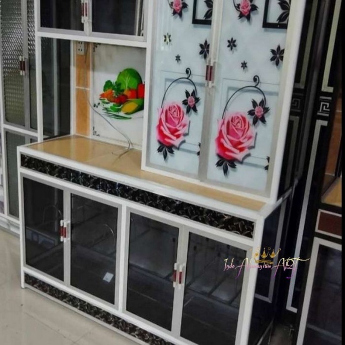 Rak Dapur - Rak Piring Tempat Kompor Mebel Alumunium