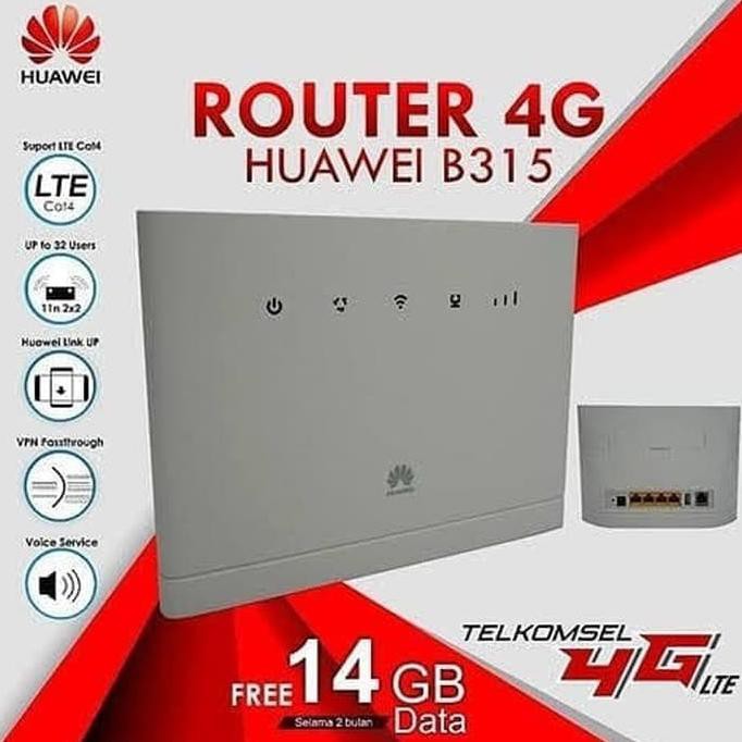 Murah | Laris | Huawei Modem Wifi Home Router Wifi 4G B315 Unlock All Operator