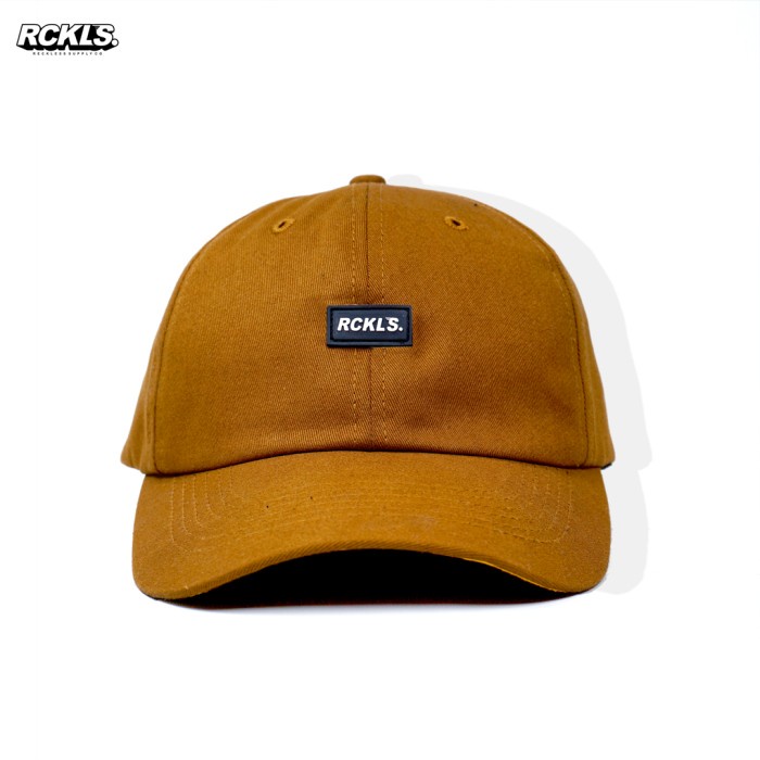 Topi Pria Topi Polo caps Rckls - | Baseball | topi pria - Cokelat(C1Q7) Topi Pria Original Branded I