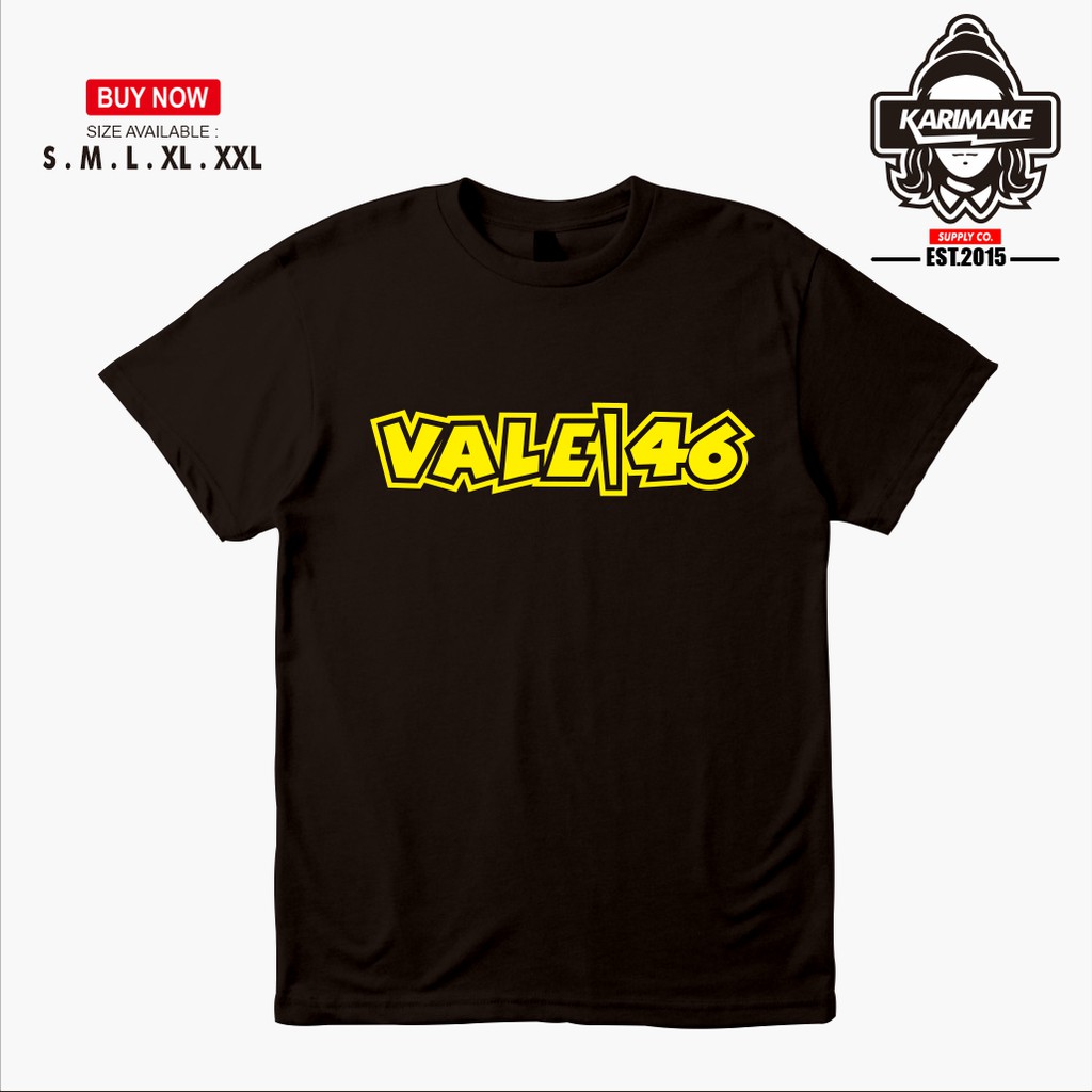 Kaos Baju Racing Valentino Rossi Vale 46 Kaos Motogp - Karimake