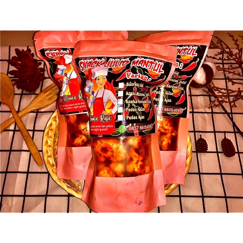 

Snack Macaroni Pedas daun jeruk