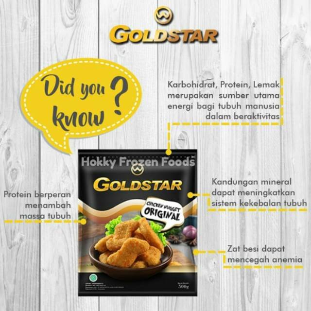 

Nugget Ayam Original Goldstar 500 gr
