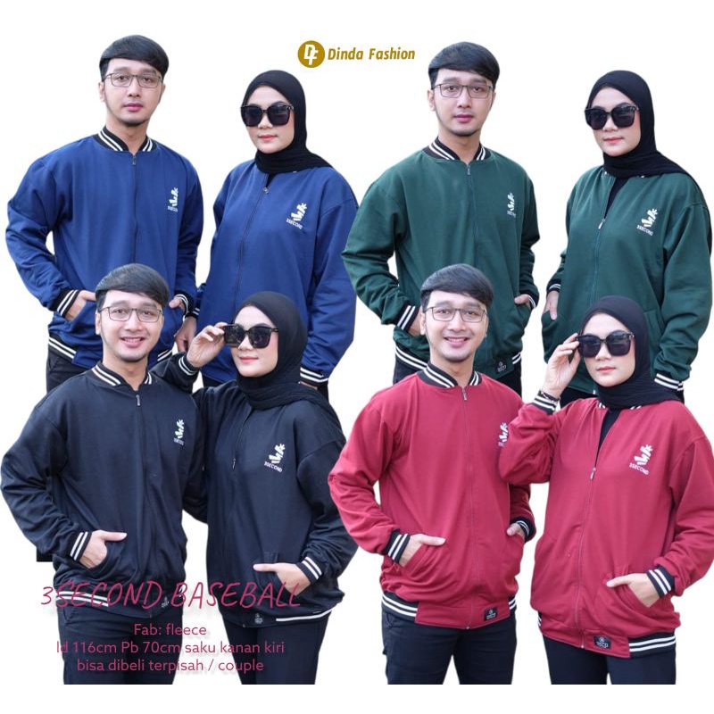 JAKET 3SECOND BASEBALL ORI DINDA