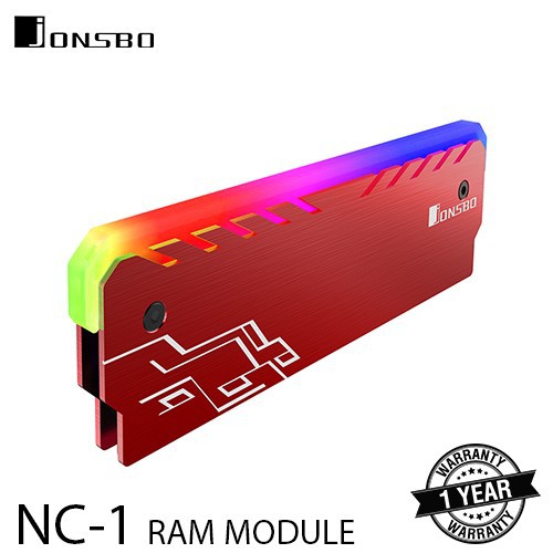 JONSBO NC-1 Ram Module Heatsink RGB Red