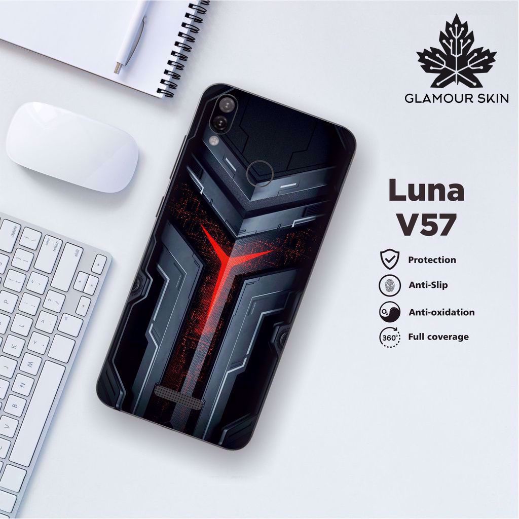 *(Dapat2PCS)* LUNA V57 Garskin Case/Stiker Protector Motif ROBOT