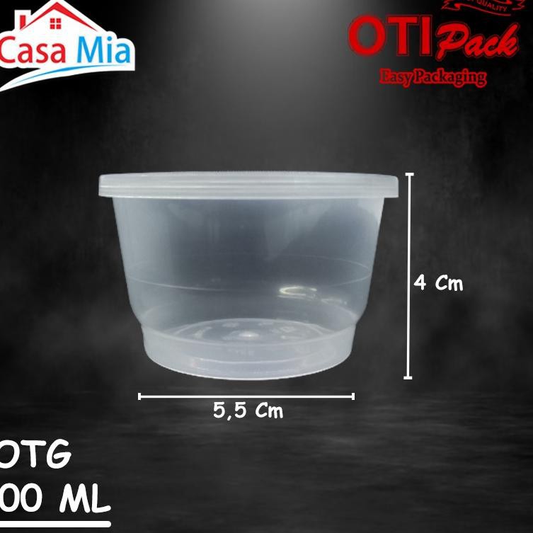 beast sellller Tempat Makan / Kotak Makan / Food Container PP Thinwall Cup Puding 100ml Isi 25 Set /