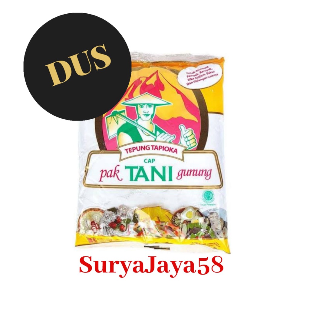 

Sagu Tani 500GR DUS | Tepung Tapioka sagu pak tani 500g | sagu pak tani 500gr | Dus - SuryaJaya58