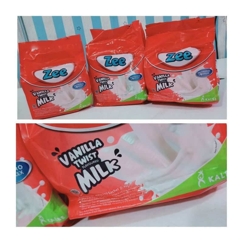 PROMO susu ZEE renceng 40gr isi 10 sachet /gratis 1paket sedotan stainless pembelian minimal 2