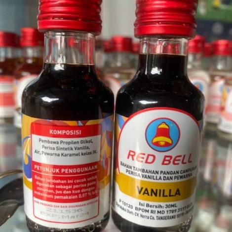 

RED BELL ESSENCE PERISA & PEWARNA RASA VANILA @30 ML TERLARIS TERPERCAYA ORIGINAL