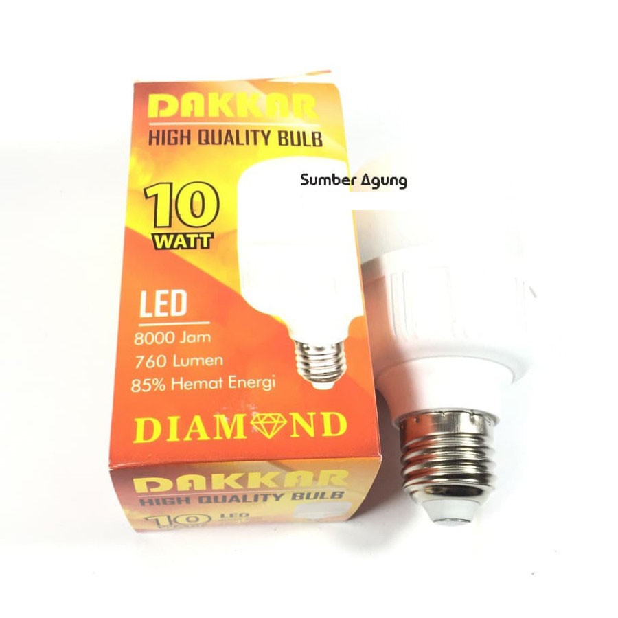 Lampu LED Tabung Dakkar 10W 10 Watt Terang Tahan 8000 Jam Lebih 760L