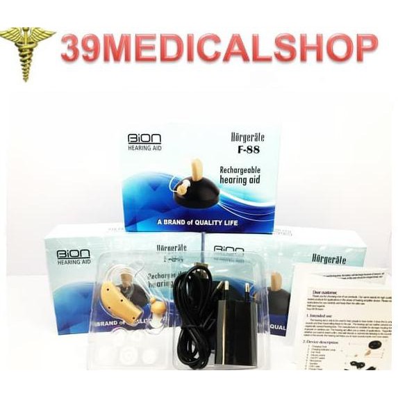 Alat Bantu Dengar Bisa Di Charge Bion F88 - Hearing Aid Bion F88