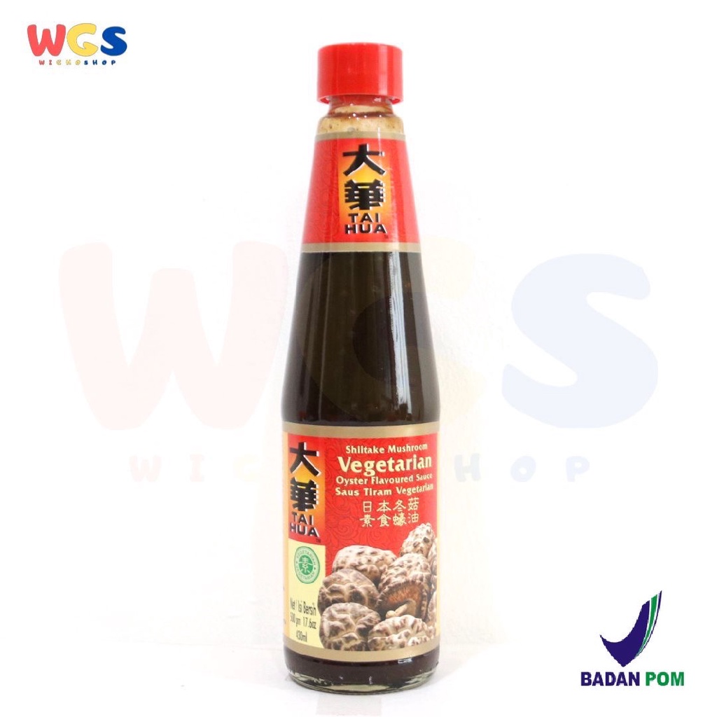 

Tai Hua Vegetarian Oyster Sauce 430 ml - Saus Tiram